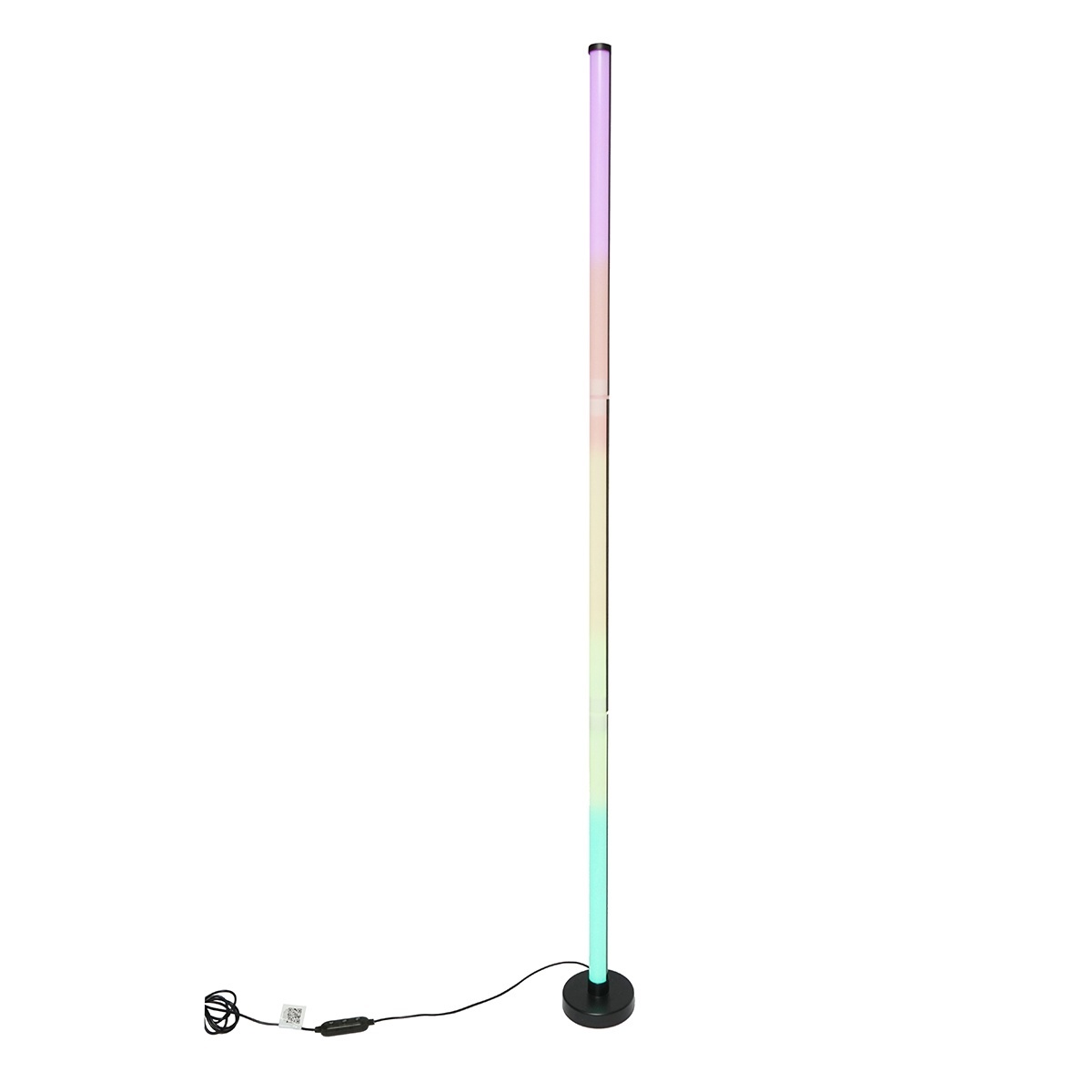 Lampa de podea decorativa LED RGB 10W dimabila, mod muzica, dinamic, static cu telecomanda, bluetooth, aplicatie Raingel , Cod: BK79816