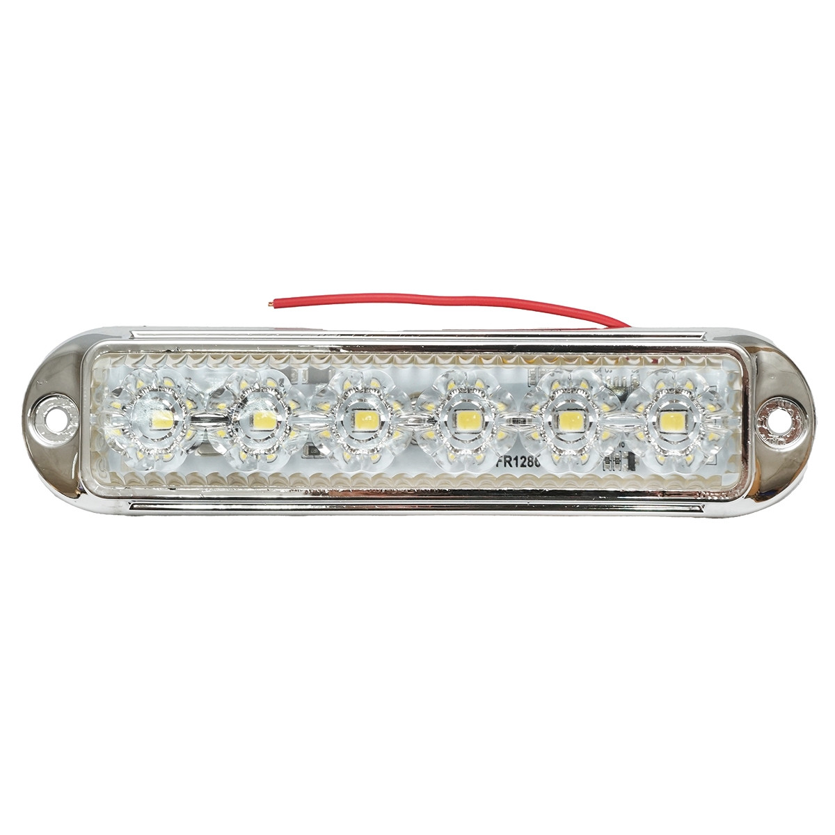 Lampa laterala gabarit slim alba cromata LED 12-24V, galbena FR1286CR, Cod: DISEH34,Brand: BRECKNER GERMANY