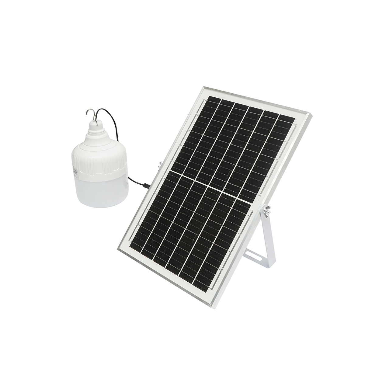 Lampa LED 100W, 6500K cu panou solar policristalin 8W si telecomanda IP20, Cod: BK78970, Brand: BRECKNER GERMANY