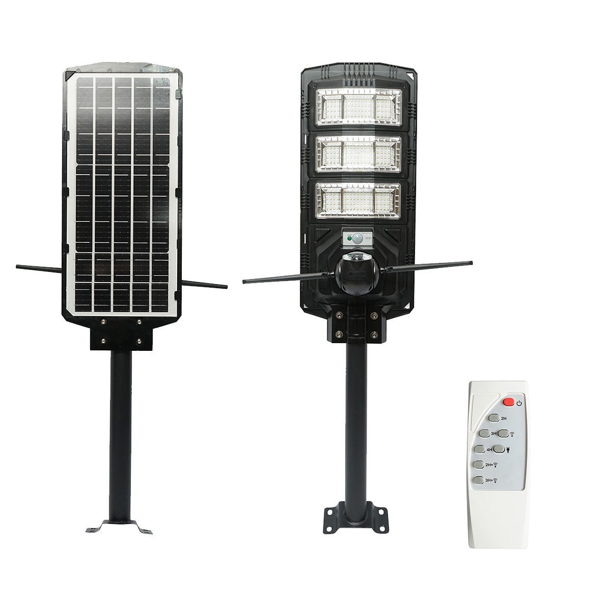 Lampa solara LED 450W, camera supraveghere Ai 4 MP, WIFI, sim 4G cu panou solar 24W, baterie LifePo4 18Ah, rotativa 360, night vision, detectie umana, aplicatie V380 Pro, Cod: DISPV88 - 1 | YEO