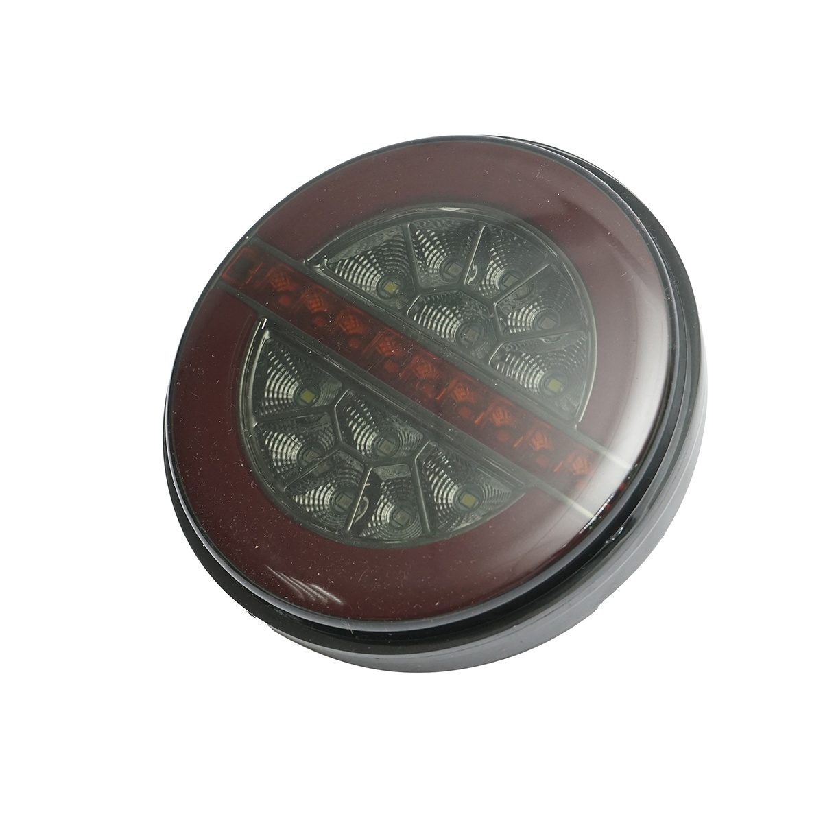 Lampa stop spate rotunda LED NEON fumuriu 12-24V cu 4 functii 140x35mm , Cod: BK79682, Brand: BRECKNER GERMANY - 1 | YEO