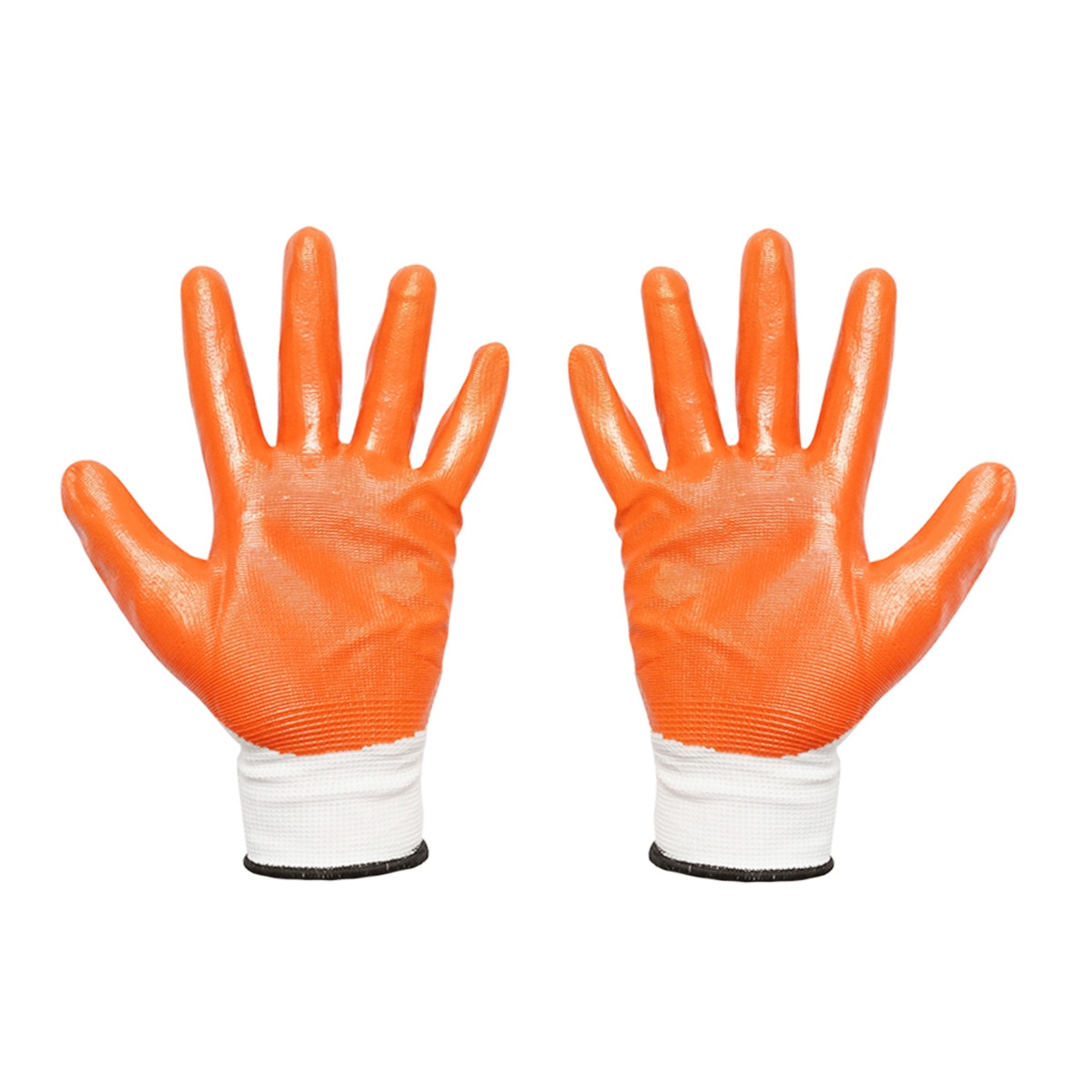Manusi de protectie sintetice cauciucate alb-portocaliu marimea 10, Cod: BK90013, BRECKNER GERMANY - 2 | YEO