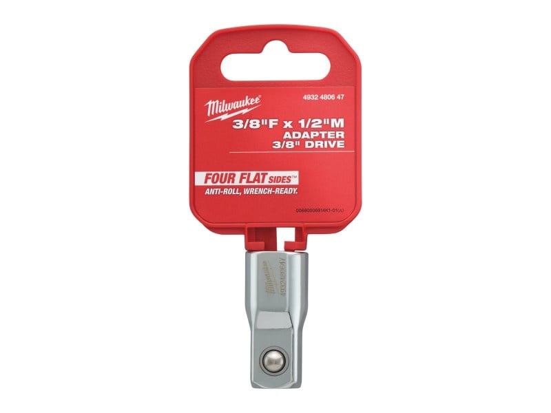 MILWAUKEE Adaptor pentru soclu 3/8" -> 1/2" pătrat