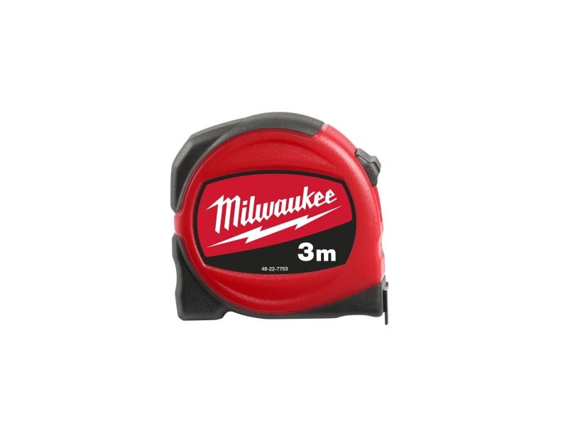 MILWAUKEE Bandă de măsurat 3 m x 16 mm metric SLIMLINE