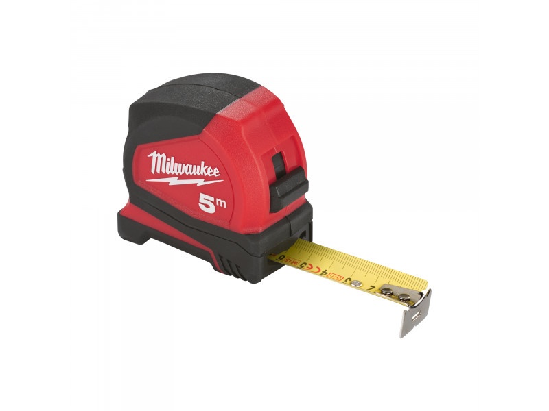 MILWAUKEE Bandă de măsurat 5 m x 25 mm Pro Compact - 1 | YEO