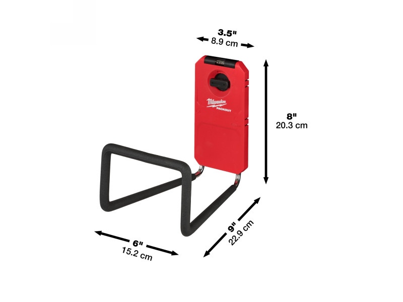 MILWAUKEE Cârlig pentru placa de montare PACKOUT™ largă - 3 | YEO