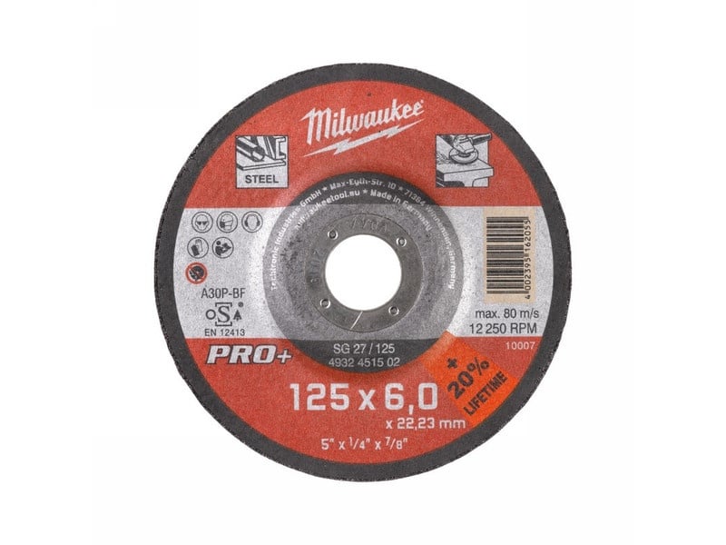 MILWAUKEE Disc de curățare 125 x 6,0 x 22 mm