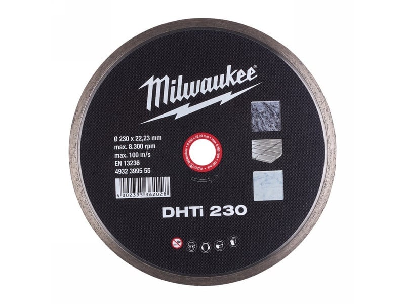 MILWAUKEE Disc de tăiere diamantat 230 x 2,6 x 8,0 x 22,2 mm continuu