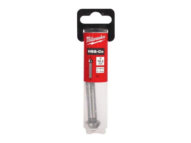 MILWAUKEE Scobitură conică pentru metal HSS CO 16,5 mm - 1 | YEO