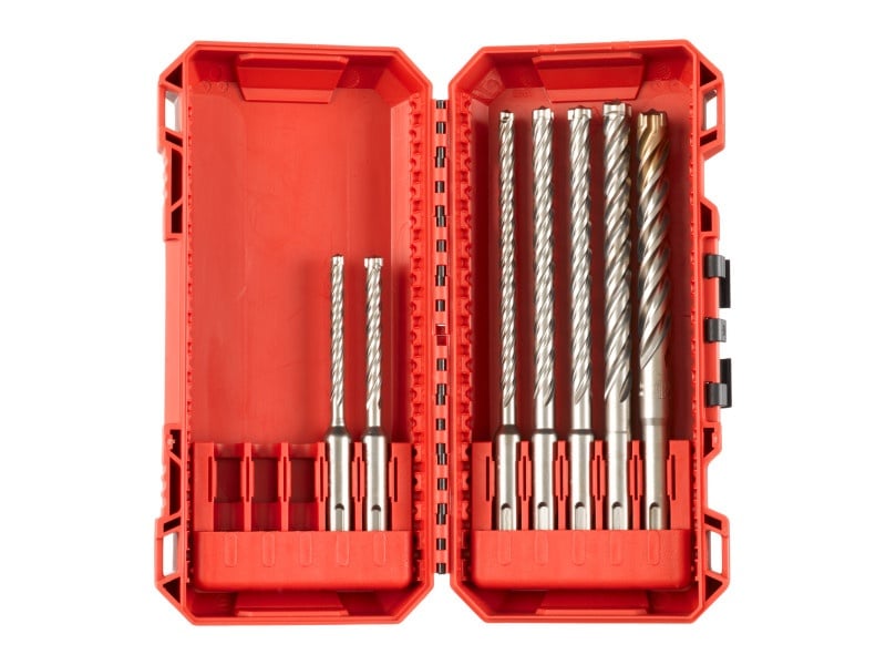 MILWAUKEE Set de burghie pentru roci 7 piese cu patru tăișuri MX4 SDS-Plus