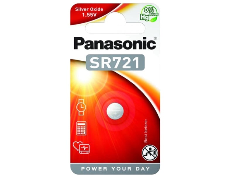 PANASONIC SR721 celulă buton cu oxid de argint 1,55 V