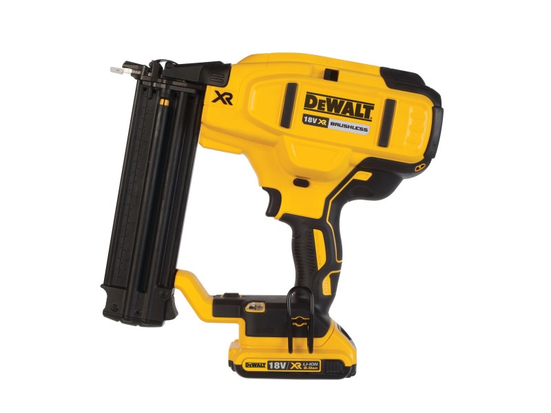 Pistol de bătut cuie fără fir DEWALT 18 V (2 baterii de 2,0 Ah + încărcător) DCN680D2 - 1 | YEO