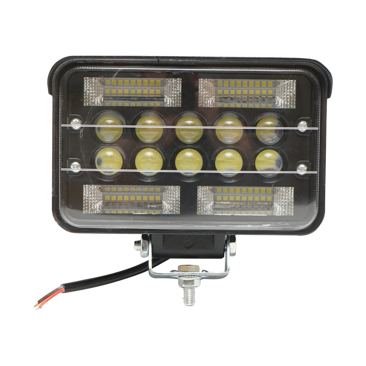 Proiector/lampa slim cu cozoroc 78W 4 zone SMD si 6 LED-uri cu lupa 10-30V 12V/24V, Cod: BK77058, Brand: BRECKNER GERMANY