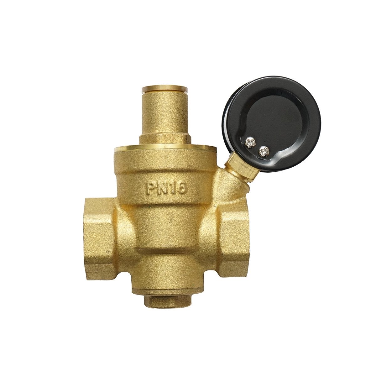 Regulator de reducerea a presiunii apei 3/4-3/4, reglabil cu sita filtrare si manometru DN20 pentru instalatii solare rezidentiale, Cod: DISKN01, Breckner Germany - 1 | YEO