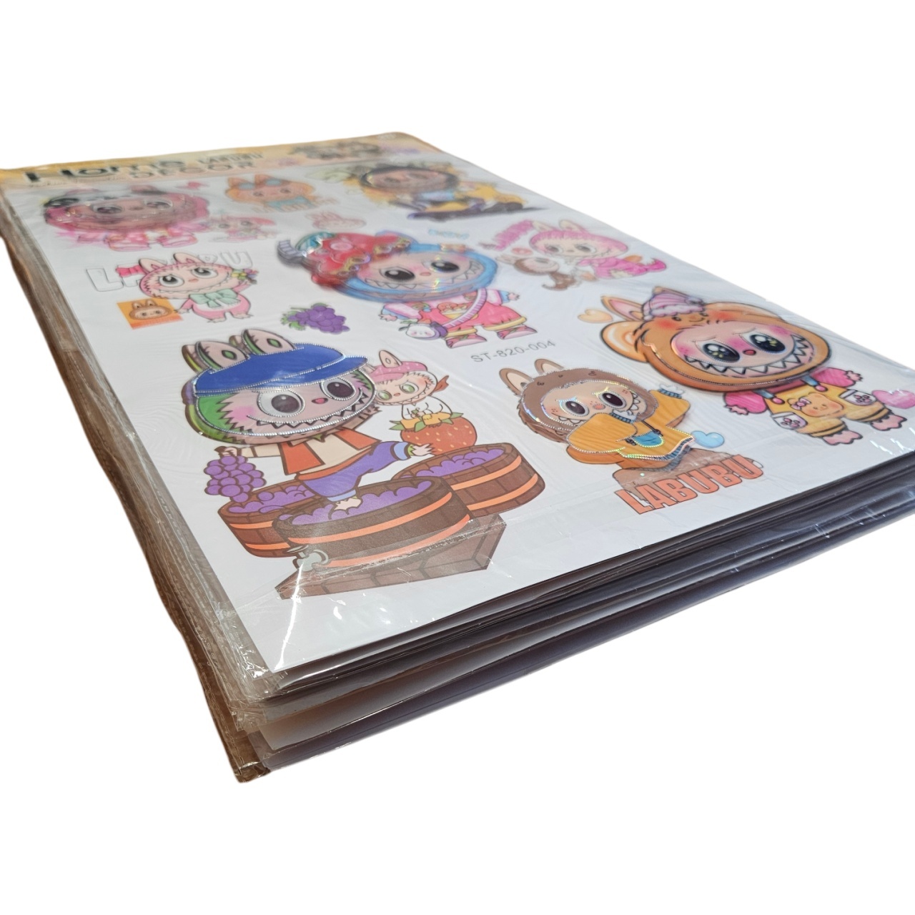 Set 10x Sticker de Perete Labubu – Home Decor 59×36 cm (Model 2)