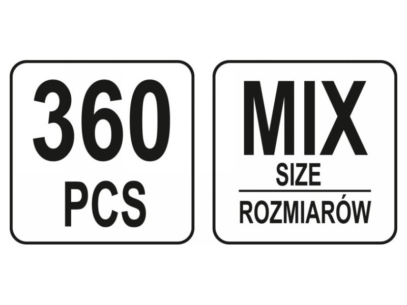 Set de cabluri YATO 360 de bucăți - 2 | YEO