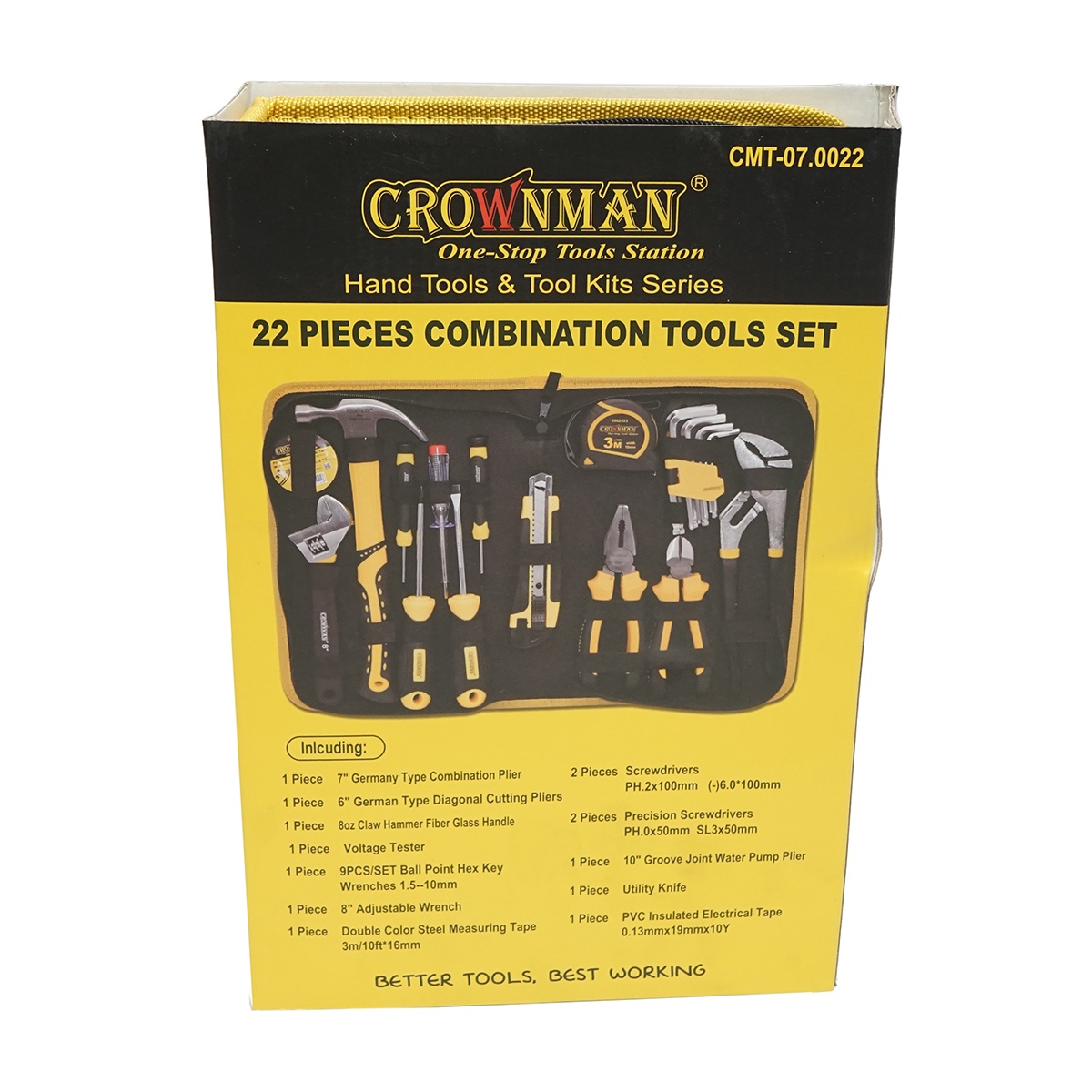 Set scule si unelte combinate 22 piese , Cod: DISPN45, Marca: CROWNMAN - 3 | YEO