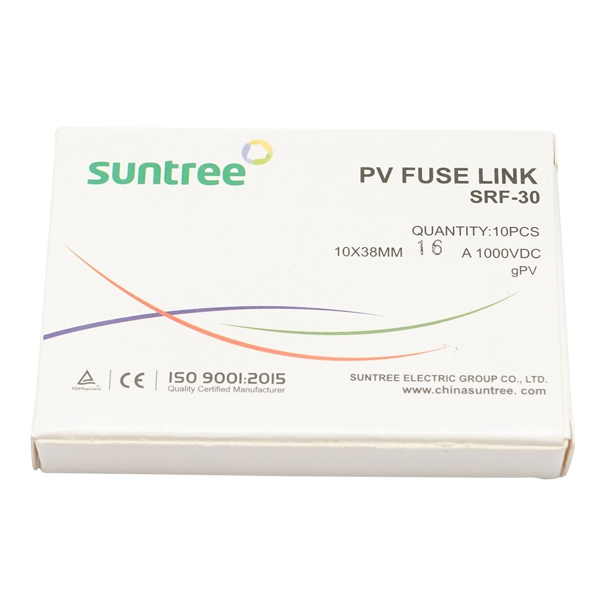 Siguranta fuzibila cilindrica SRF-30 pentru sisteme solare gPV, 16A, 1000V , Cod: BK77756, Brand: SUNTREE