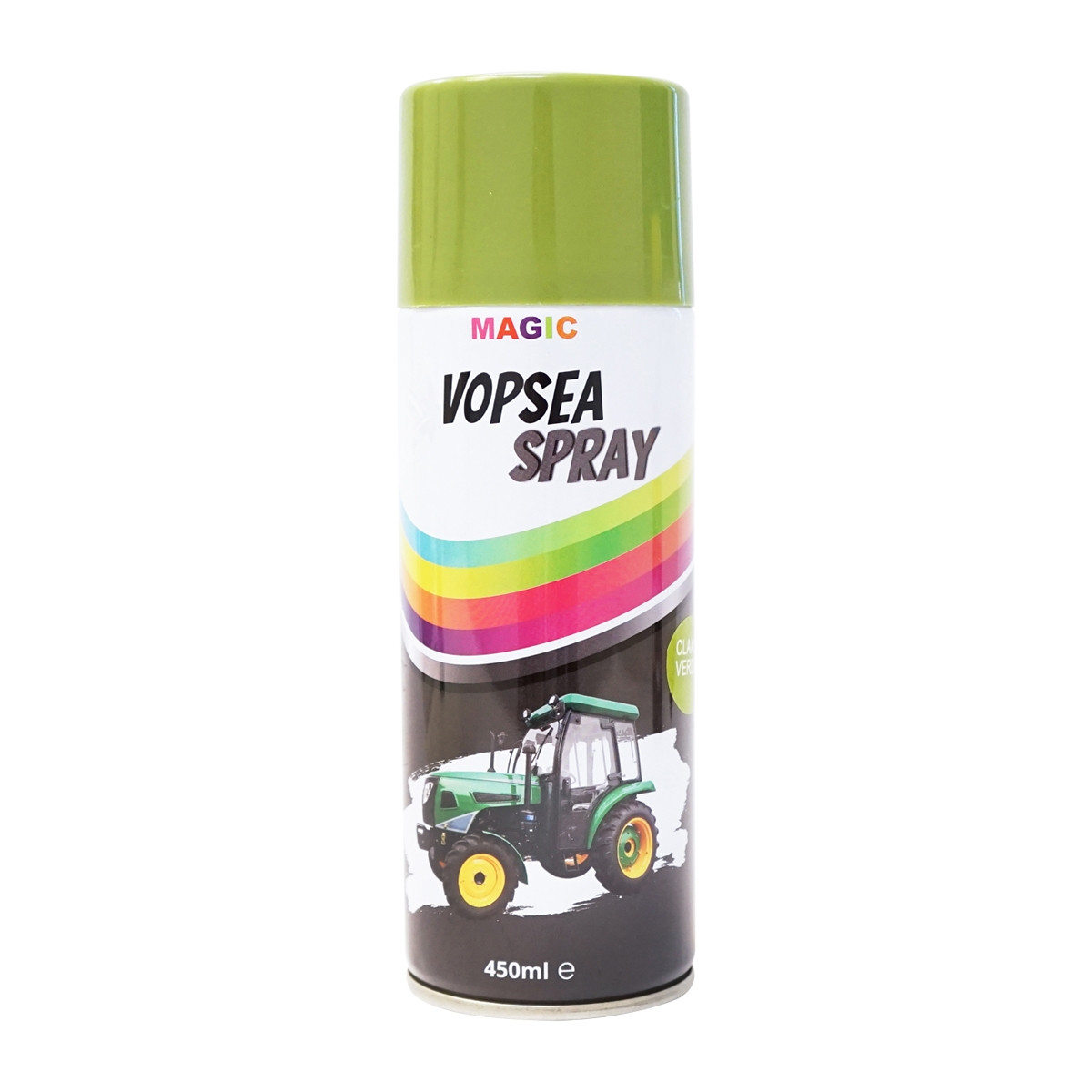 Spray vopsea auto verde tip Claas profesionala cu uscare rapida 450ml, Cod: BK836118, Brand: MAGIC