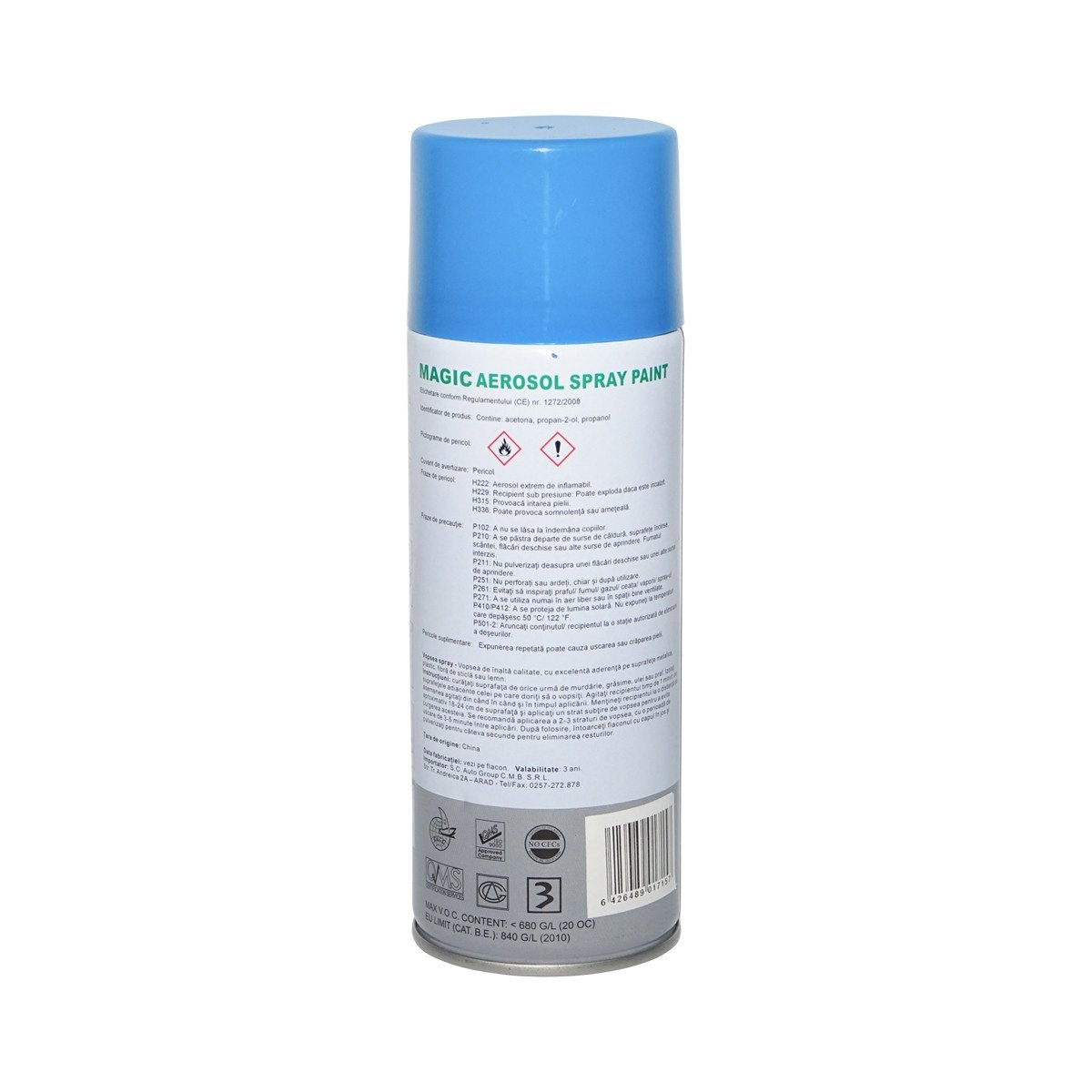 Spray vopsea Magic albastru 650 450 ml, Cod: FOX650, Brand: MAGIC - 2 | YEO