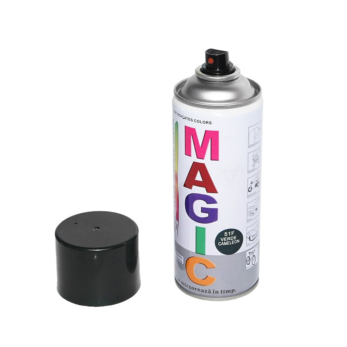 Spray vopsea Magic verde cameleon 51F 450 ml, Cod: FOX51F, Brand: MAGIC - 1 | YEO