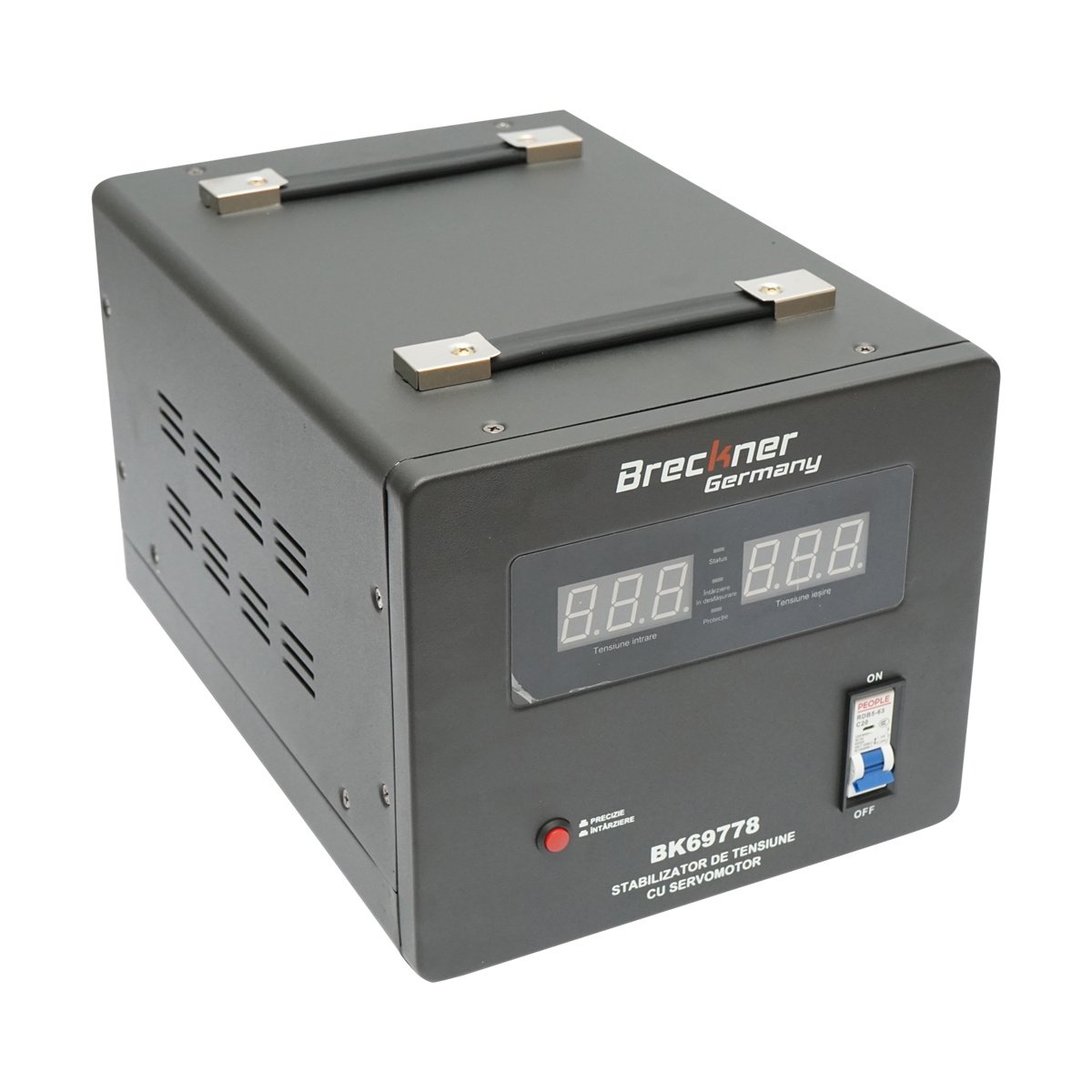 Stabilizator automat de tensiune 3000VA monofozic cu servomotor, Cod: BK69778, Brand: BRECKNER GERMANY - 2 | YEO