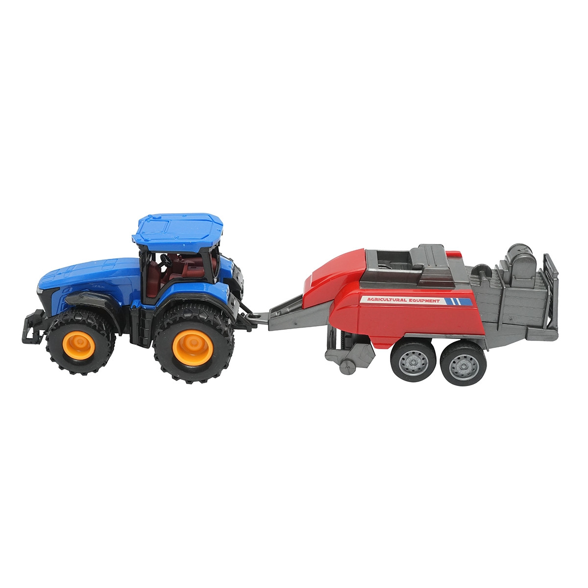 Tractor albastru cu remorca, 304x85x83mm jucarie copii +3 ani, Cod: DISLW89B - 1 | YEO