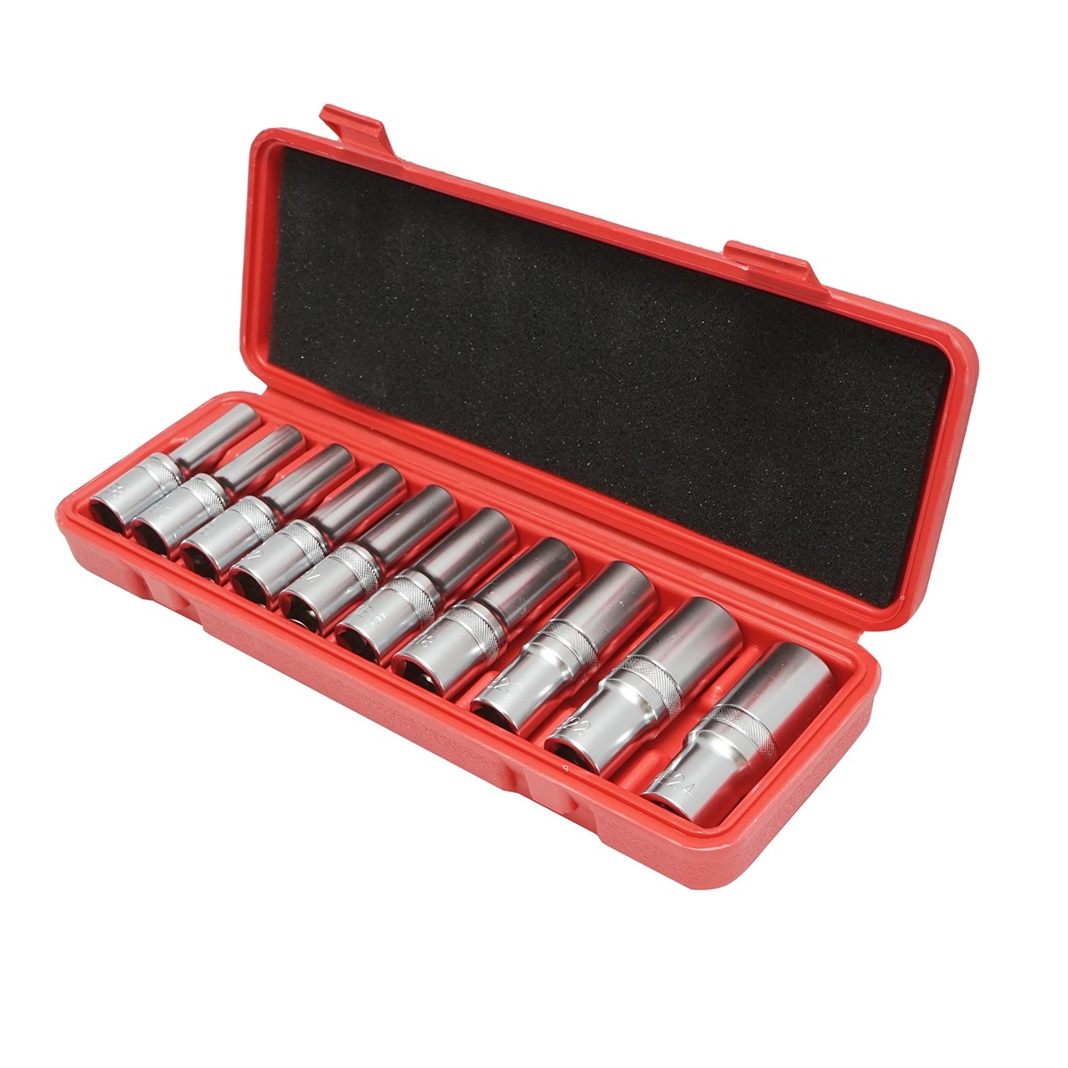 Trusa chei tubulare E-Torx E8-E24, patrat 1/2 inch 10 piese Cod: DISTS89 - 1 | YEO