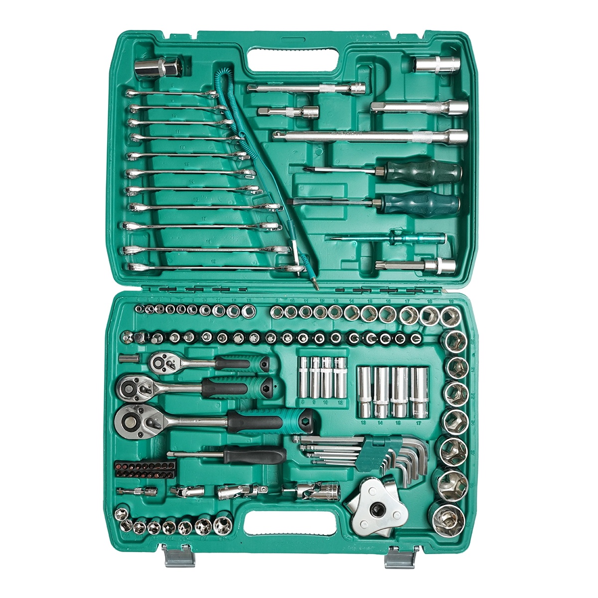 Trusa chei tubulare hexagonale, fixe, torx, imbus antrenor cu clichet 121 piese , Cod: BK80640, Brand: BRECKNER GERMANY - 2 | YEO