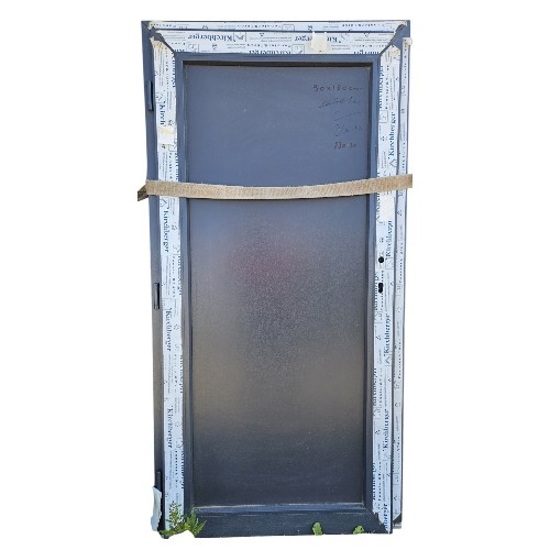 Usa, PVC & termopan, 90x180cm, antracit, stanga, Kirchberger, 6cm, 4 camere, full panel