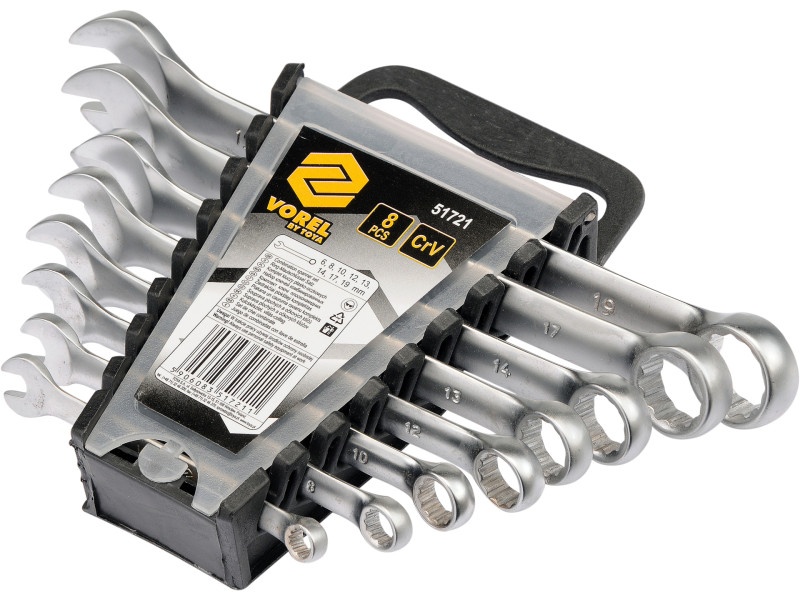 VOREL Set de 8 chei cu stea 6-19 mm - 1 | YEO