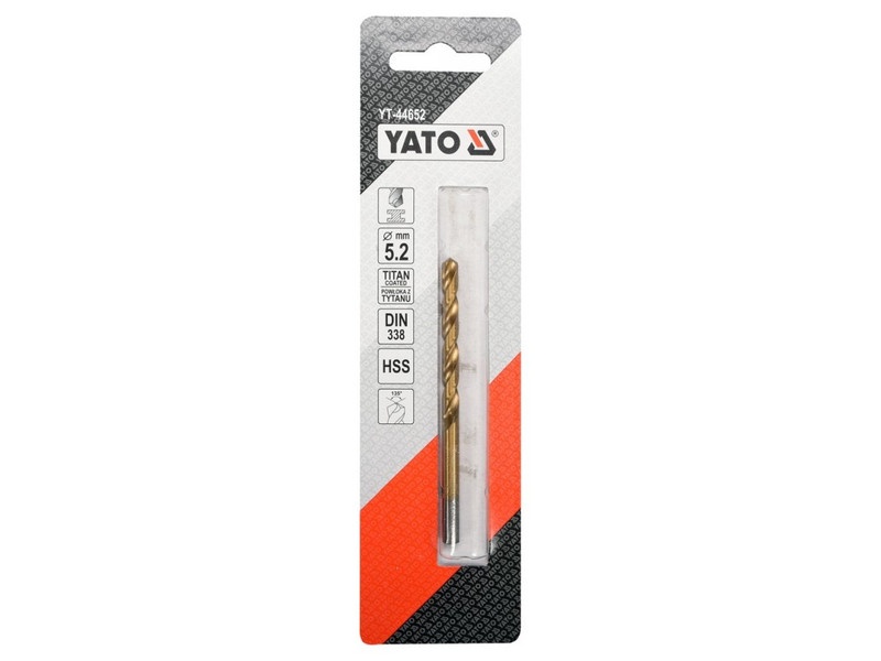 YATO Auger 5,2 x 86/52 mm HSS TiN - 1 | YEO