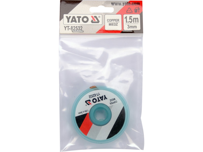 YATO Bandă de lipit 3,0 mm x 1,5 m - 2 | YEO