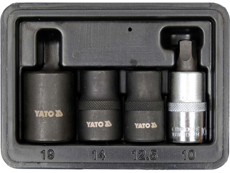 YATO caliper socket set 4 piese 1/2" CrV