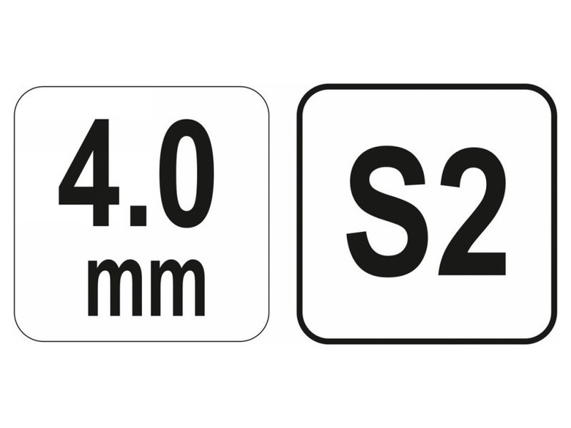 YATO Cheie Allen 4,0 mm / 13 x 140 mm S2