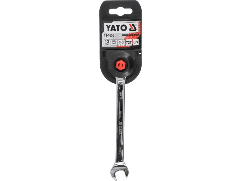 YATO Cheie stea cu clichet 13 mm / 180 mm 72T CrV - 4 | YEO