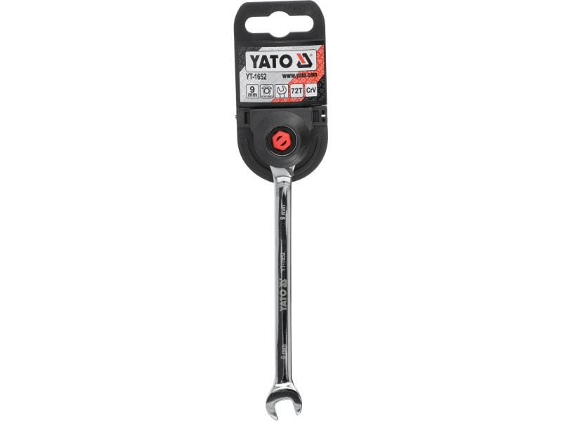 YATO Cheie stea cu clichet 9 mm / 150 mm 72T CrV - 4 | YEO