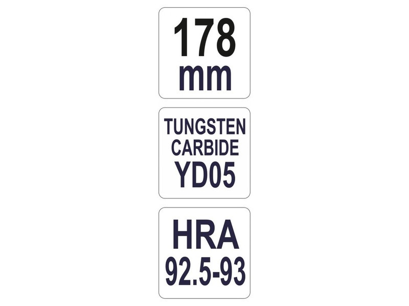 YATO Cutter de sticlă cu burghiu de ulei 178 mm