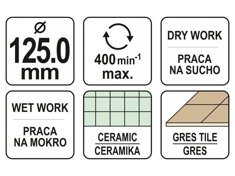 YATO Diamant Cutter circular 125 mm umed/uscat - 3 | YEO