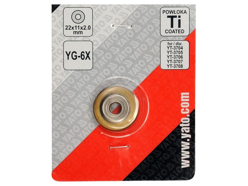 YATO Disc de tăiat gresie 22 x 11 x 2 mm pentru tăietori de gresie YT-3705, YT-3706, YT-3707, YT-3708 - 1 | YEO