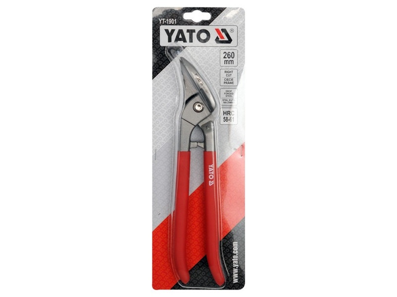 YATO Foarfece de tăiat plăci 260 mm dreapta CrMo - 1 | YEO