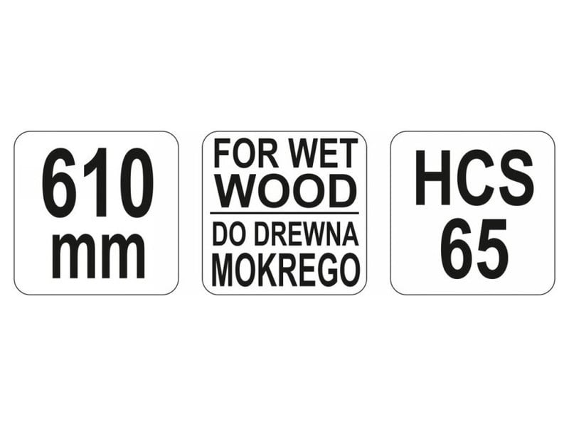 YATO Lamă de ferăstrău pentru lemn umed 610 mm - 2 | YEO