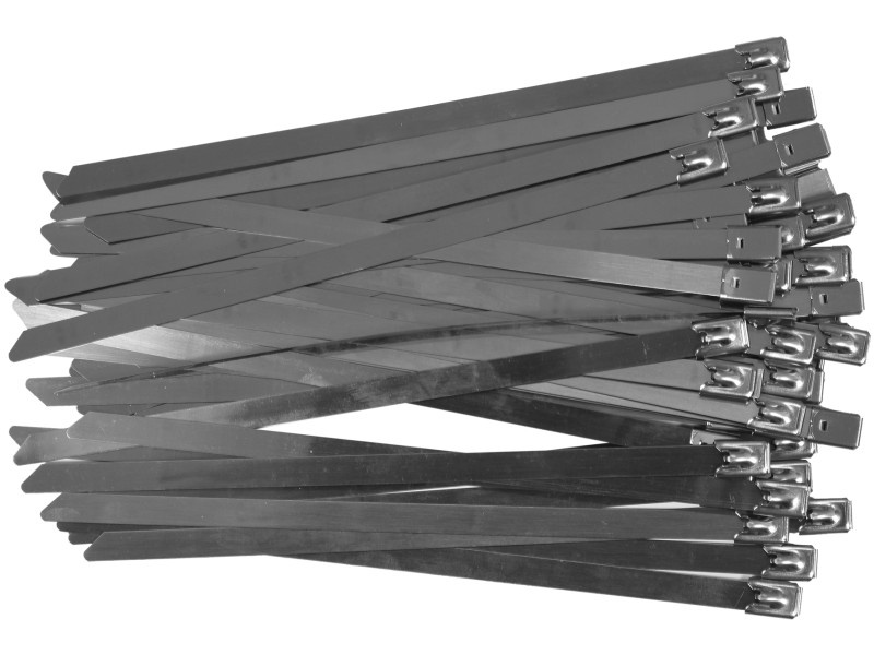 YATO Legături pentru cabluri Inox 200 x 8,0 mm (50 buc)