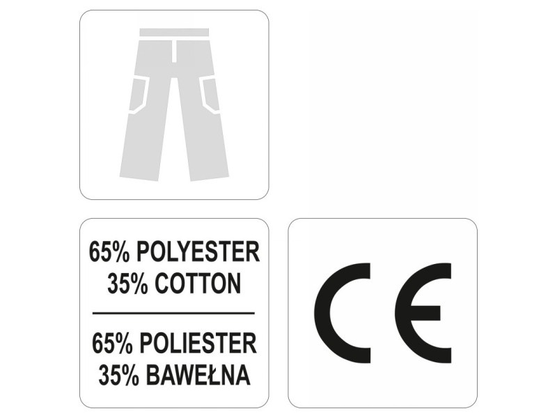 YATO Pantaloni cu talie de siguranță ocupațională mărimea XXL BASALT