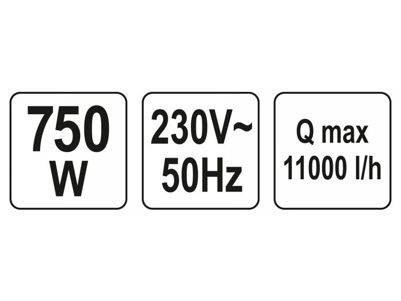 YATO Pompă submersibilă 750 W - 3 | YEO