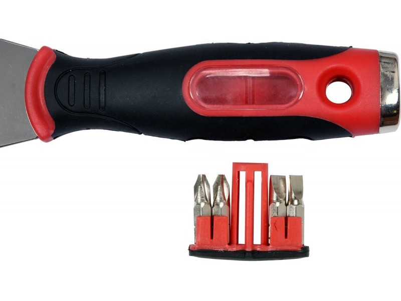 YATO Scraper spatulă multifuncțională inox + 4 vârfuri bit - 2 | YEO