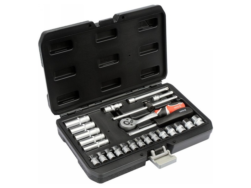 YATO set de prize 25 piese 1/4" 3,5-14 mm CrV - 2 | YEO