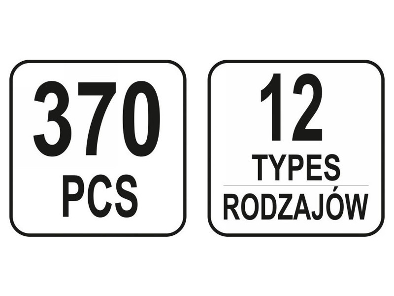 YATO Set patent din plastic 370 piese Mitsubishi