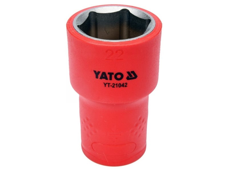 YATO Ștuț izolat 1/2" 22 mm 1000 V CrV