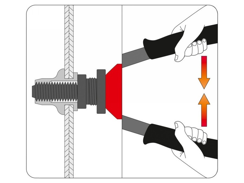 YATO Șurub de nit manual M3-M6 200 mm